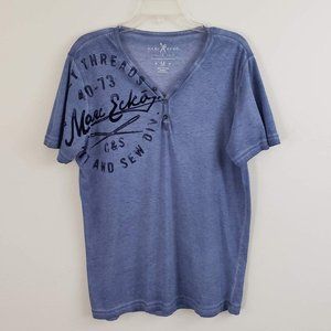 Marc Ecko Short Sleeve T-Shirt Blue Size Medium